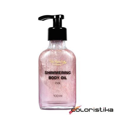 Суха олія для тіла з шимером Top Beauty Shimmering Body Oil 100 мл, Pink/Рожевий шиммер