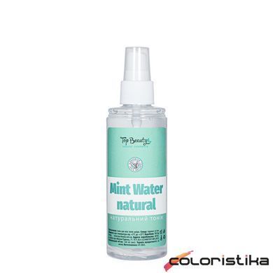 Тонік для обличчя Top Beauty Mint Water Natural із гідролатом м'яти, 120 мл