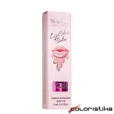 Блиск-бальзам для губ Top Beauty Pink з натуральними оліями, 5 мл