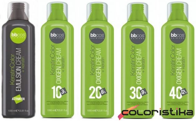 Окислювач BBcos Keratin 12% (40 vol.) 1000 мл