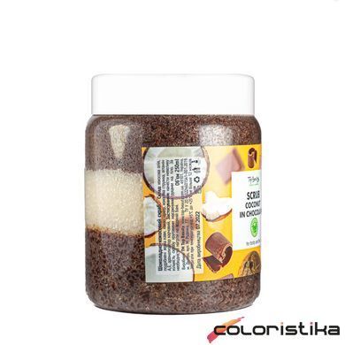 Скраб для обличчя та тіла Top Beauty Coconut in Chocolate з ароматом шоколаду та кокосовим маслом 250 мл