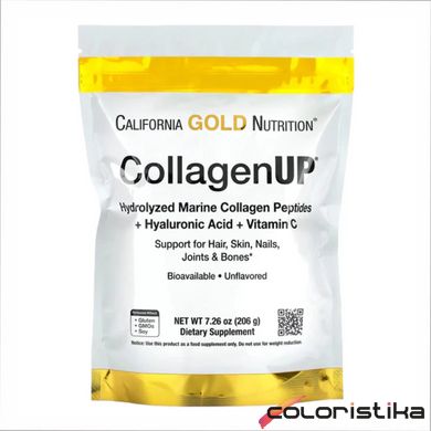 Морський колаген California Gold Nutrition Collagen UP - 206g