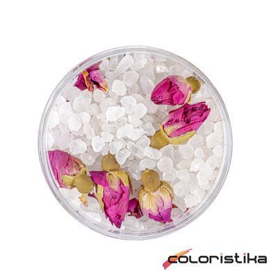 Соль для принятия ванны гималайская розовая Top Beauty с сухоцветами 250 г