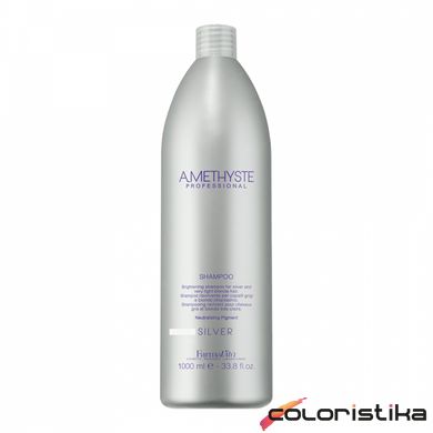 Анти-желтый шампунь для светлых и седых волос FarmaVita Amethyste Silver Shampoo 1000 мл