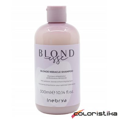 Шампунь хелатуючий для блонду Inebrya Blondesse Miracle Shampoo 300 мл