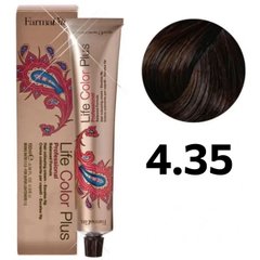 Фарба для волосся FarmaVita Life Color Plus 4.35 каштановий шоколадний 100 мл