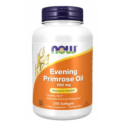 Олія вечірньої примули Now Foods Evening Primrose 500mg - 250 sgels