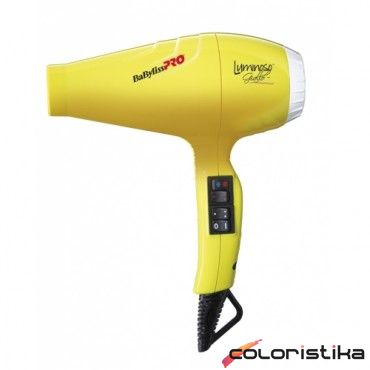 Фен для волосся Babyliss PRO Luminoso Giallo Ionic 2100 Вт BAB6350IYE