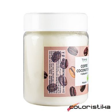 Масло для тела и волос кокосовое Top Beauty с витамином Е и ароматом кофе 250 мл