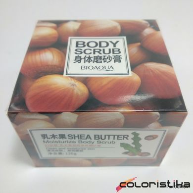 Скраб для тела Bioaqua Body Scrub Shea Butter с маслом ши 120 г BQY8648