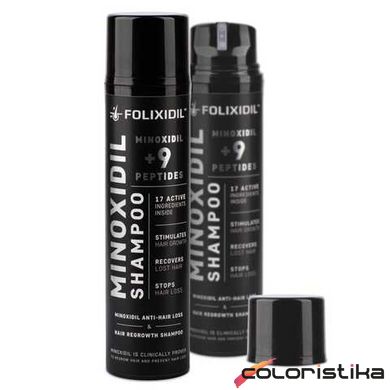 Шампунь проти випадіння волосся з міноксидилом Folixidil Shampoo 150 мл