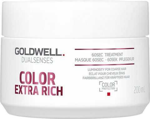 Маска для сохранения цвета толстых и пористых окрашенных волос Goldwell Dualsenses Color Extra Rich 200 мл