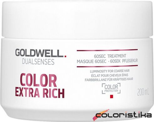 Маска для сохранения цвета толстых и пористых окрашенных волос Goldwell Dualsenses Color Extra Rich 200 мл