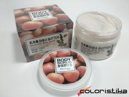 Скраб для тела Bioaqua Body Scrub Shea Butter с маслом ши 120 г BQY8648