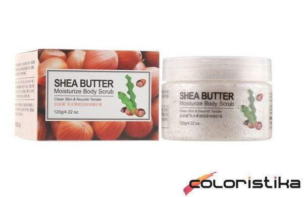 Скраб для тела Bioaqua Body Scrub Shea Butter с маслом ши 120 г BQY8648