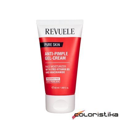 Крем для обличчя від прищів Revuele Pure Skin Anti-Pimple Gel-Cream 50 мл