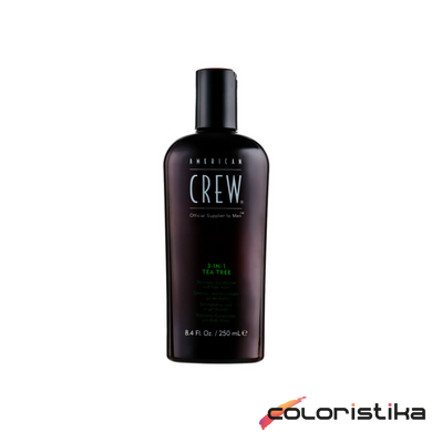 Шампунь American Crew 3 IN 1 Tea Tree Shampoo 250 мл