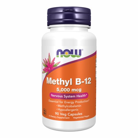 Витамин Methyl B-12 Now Foods 5000 mcg - 90 tabs