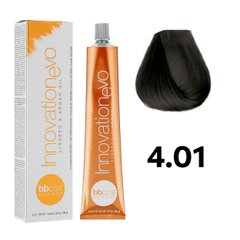 Фарба для волосся BBcos Innovation Evo 4.01 каштановий натуральний 100 мл
