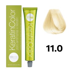 Безаміачна фарба для волосся BBcos Keratin Color 11.0 блондин дуже світлий 100 мл