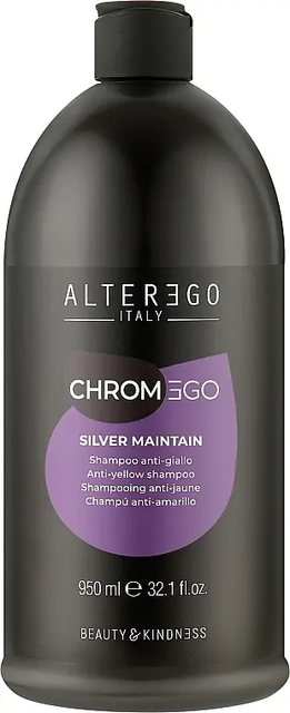 Шампунь серебристый антижелтый Alter Ego Italy CHROMEGO 950 мл