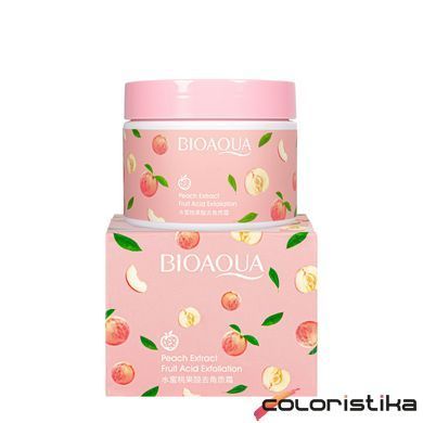 Скраб для обличчя очищуючий Bioaqua Peach Extraсt Fruit Acid Exfoliation з персиком BQY72646