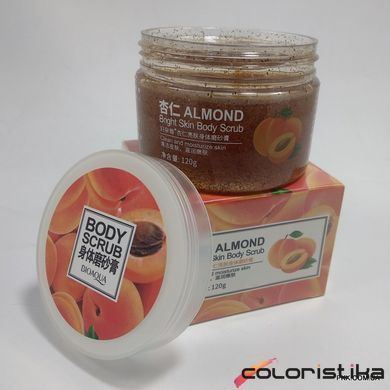 Скраб для тела BIOAQUA Body Scrub Almond питательный с миндальным маслом 120 г BQY8655