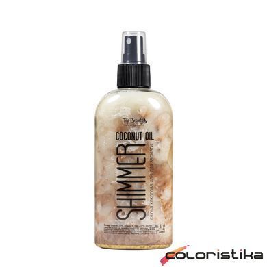 Олія для засмаги кокосова Top Beauty Coconut Oil з шиммером 200 мл