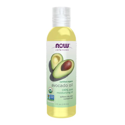 Органическое масло авокадо Now Foods Organic Avocado Oil - 118ml