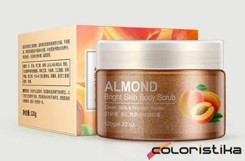 Скраб для тела BIOAQUA Body Scrub Almond питательный с миндальным маслом 120 г BQY8655