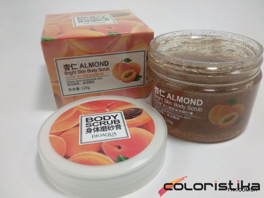 Скраб для тела BIOAQUA Body Scrub Almond питательный с миндальным маслом 120 г BQY8655