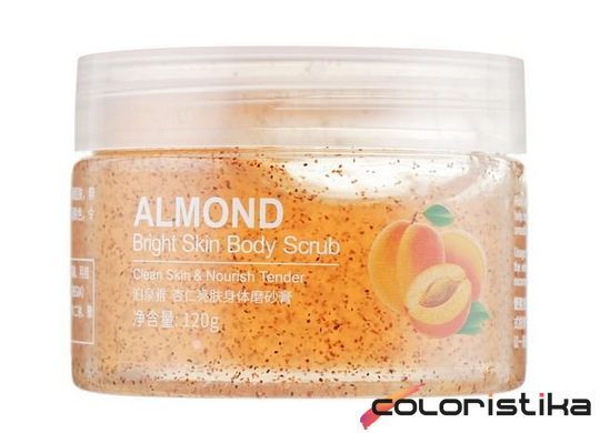 Скраб для тела BIOAQUA Body Scrub Almond питательный с миндальным маслом 120 г BQY8655