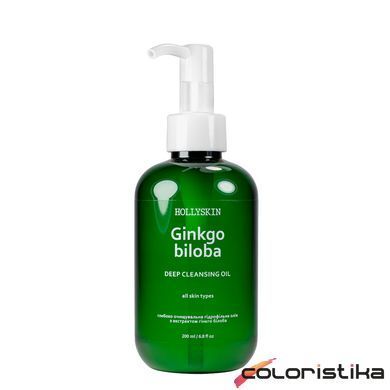 Гидрофильное масло для лица Hollyskin Ginkgo Biloba, 200 мл