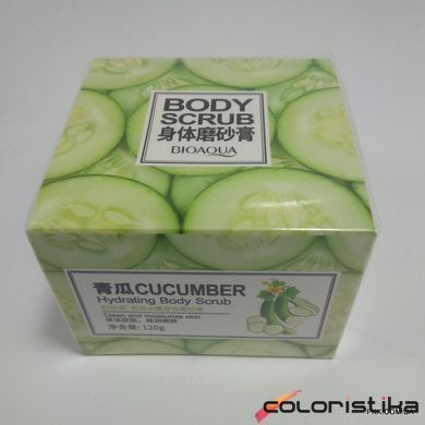 Скраб для тіла BIOAQUA Body Scrub Cucumber з екстрактом огірка зволожуючий 120 г BQY8631
