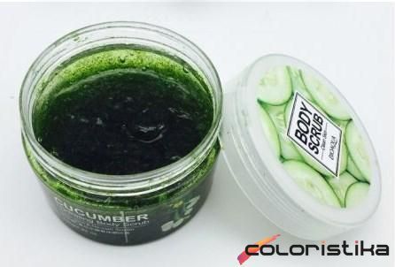 Скраб для тіла BIOAQUA Body Scrub Cucumber з екстрактом огірка зволожуючий 120 г BQY8631