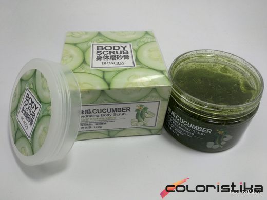 Скраб для тіла BIOAQUA Body Scrub Cucumber з екстрактом огірка зволожуючий 120 г BQY8631