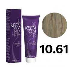 Фарба для волосся Keen Color Cream 10.61 ультра-світлий блондин фіолетово попелястий 100 мл