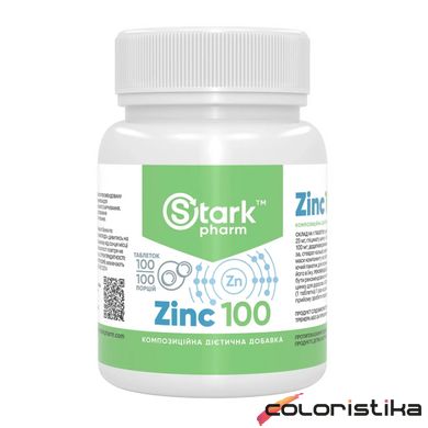 Цинк Stark Pharm Stark Zinc 100 мг - 100 таблеток