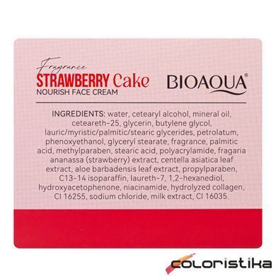 Крем для обличчя живильний Bioaqua Strawberry Cake з екстрактом полуниці (BQY48318)