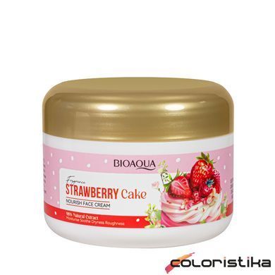 Крем для обличчя живильний Bioaqua Strawberry Cake з екстрактом полуниці (BQY48318)