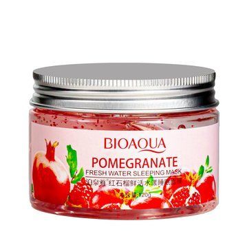 Нічна освіжаюча маска для обличчя гелева Bioaqua Pomegranate Fresh Water BQY6049