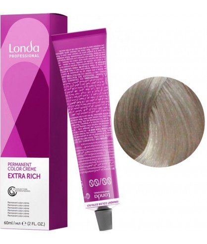 Краска для волос Londa Professional PERMANENT COLOR 10/16 Яркий блонд пепельно-фиолетовый 60 мл