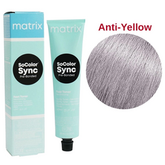 Безаміачна фарба для волосся Matrix SoColor Sync Pre-Bonded Fast Neutralizing нейтралізація жовтого тону 90 мл