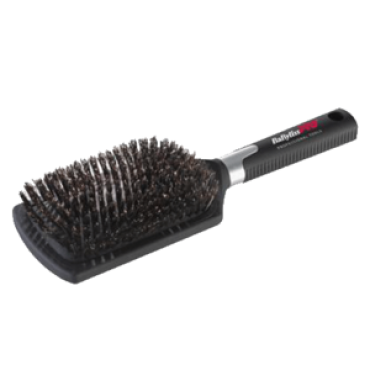 Щітка для волосся BaByliss PRO масажна з натуральною щетиною, 13 рядів