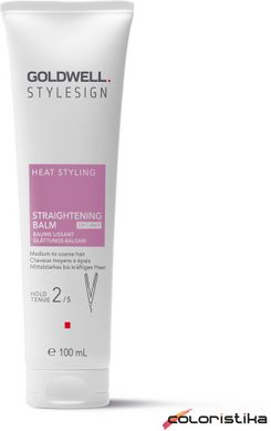 Бальзам для випрямлення волосся еластичної фіксації Goldwell Stylesign Heat Styling Straightening Balm 100 мл