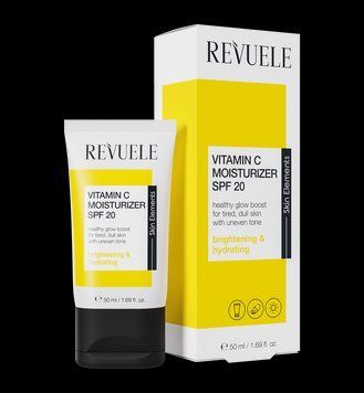 Крем для обличчя зволожуючий з вітаміном С денний Revuele Vitamin C SPF20, 50 мл