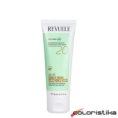 Крем для рук Revuele Aloe Daily Sun SPF20 80 мл