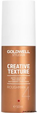 Матова кремова паста для укладання волосся сильної фіксації Goldwell STS Creative Texture Roughman 50 мл