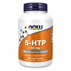5-HTP 5-Гідрокситриптофан Now Foods 50 mg - 180 tabs