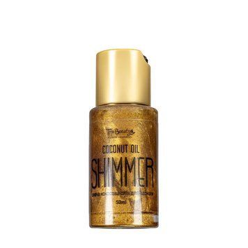 Масло для загара кокосовое Top Beauty Coconut Oil Shimmer с шиммером, 50 мл